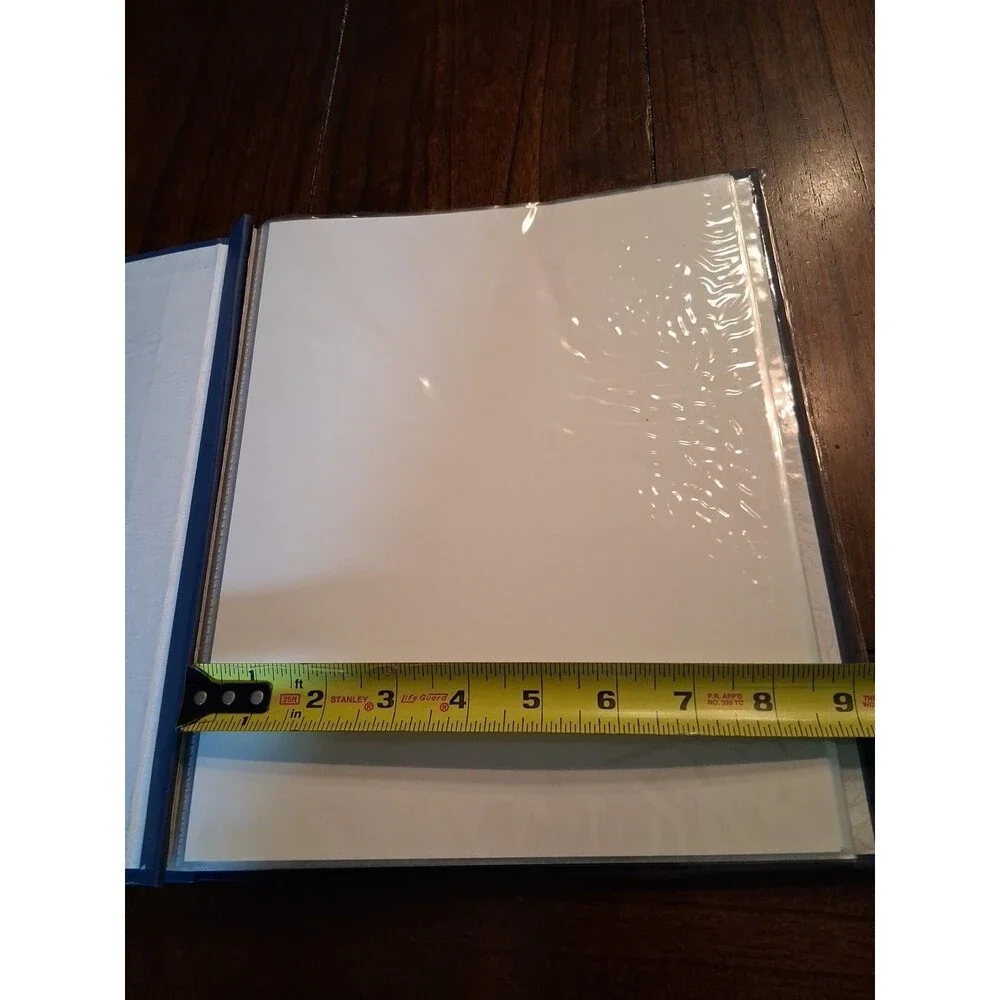 Photo Book Pioneer MB-811P 8-1/2x11 Memory Book Navy Blue 1998 Vintage Plastic